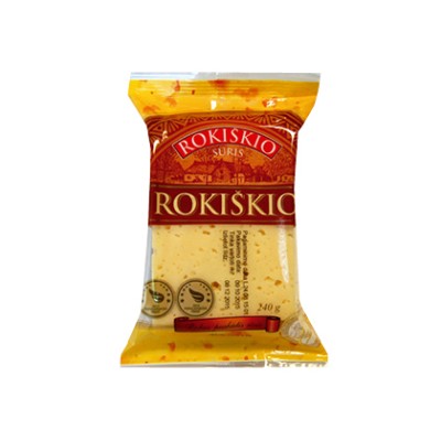 Fermented Cheese Rokiskio 45%, 240 g
